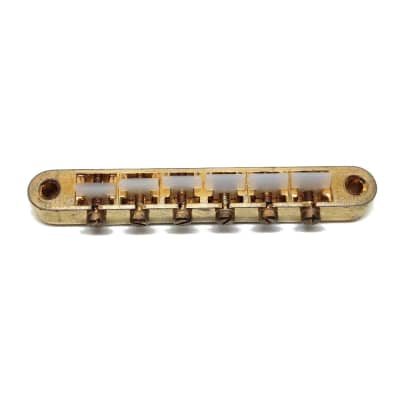 Faber Gold aged Nylon saddles Bridge ABRH, Gibson style (ABR-1)