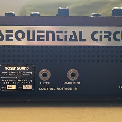Sequential Prophet 5 Rev2 61-Key 5-Voice Polyphonic Synthesizer 1979 - Black with Wood Front & Sides image 16
