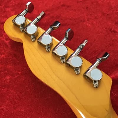 Martyn Scott Instruments "Custom 72" Handbuilt Partscaster Guitar in Mocha Ash with Black Sparkle Plate image 10