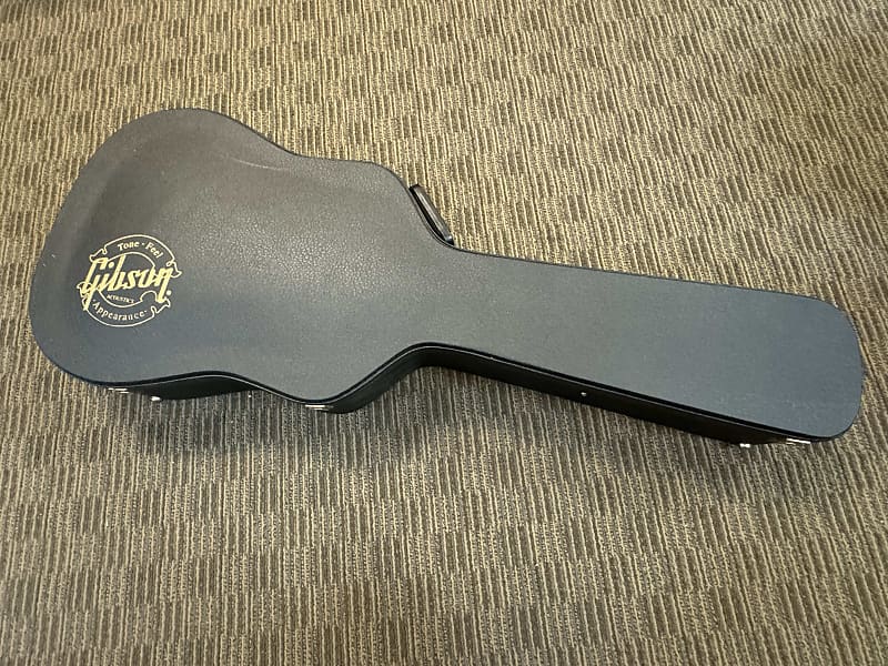 Gibson Hard Case fits J-45/dread 1990's - Black/Blue image 1