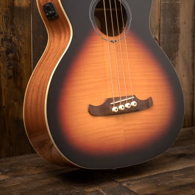 Fender FA-450CE Bass, Laurel Fingerboard,  3-Color Sunburst image 4