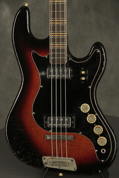 1963 Hofner Solidbody Bass Red Burst