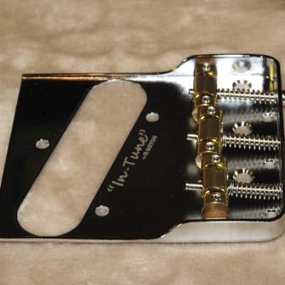 Gotoh BS-TC1S Chrome Finish Vintage Telecaster Bridge With In-Tune Brass Saddles Factory Packaging! image 8