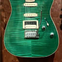 Fender Carved top Stratocaster 1990s Killer Trans Green Flame Top.  John Page certificate.  MINT!