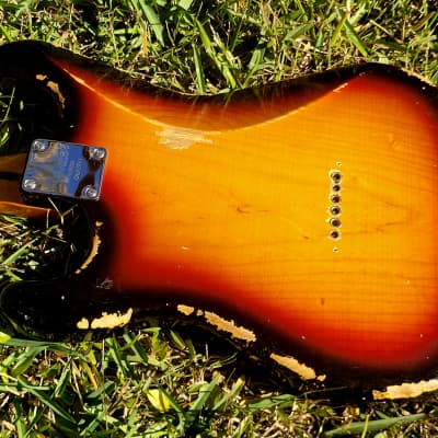 MJT Stratocaster Relic Body - MIM 50's Fender Classic Lacquered Maple Neck image 7