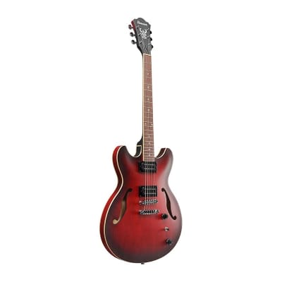 IBANEZ - AS53 SUNBURST RED FLAT - Guitare électrique image 2