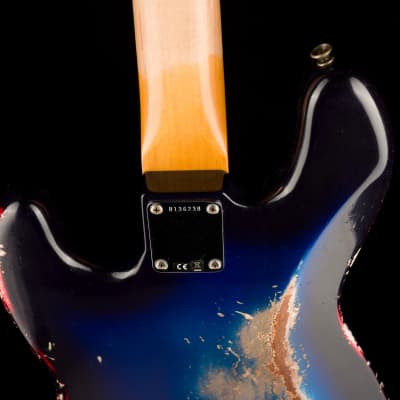 Fender Custom Shop 1963 Jazz Bass Heavy Relic Desert Sunset Truetone Color Set image 15