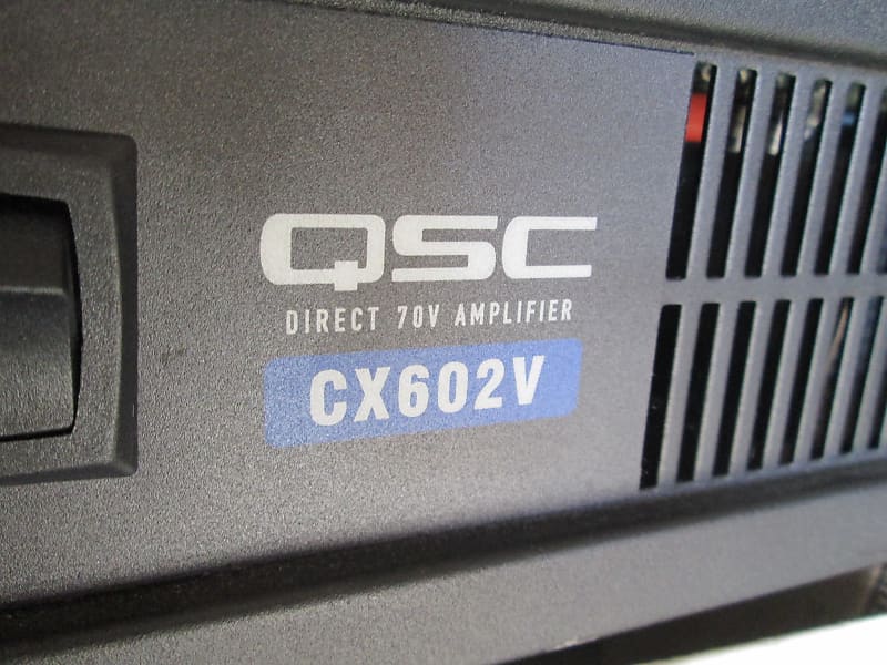 QSC CX602V 2Channel Commercial Power Amplifier PA sound Reverb