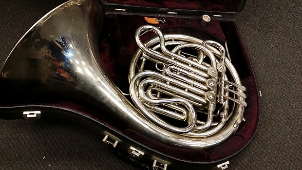 Holton 77 Nickel Double French Horn