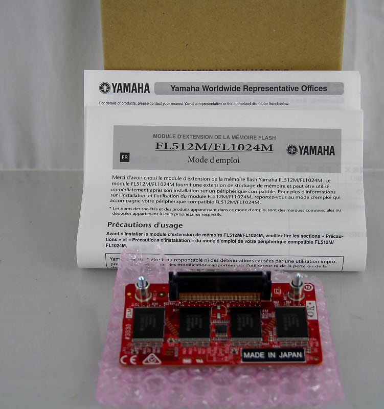 Yamaha Flash FL 1024M Memory Yamaha 1GB Flash Board For MOTIF XF TYROS4 in  box