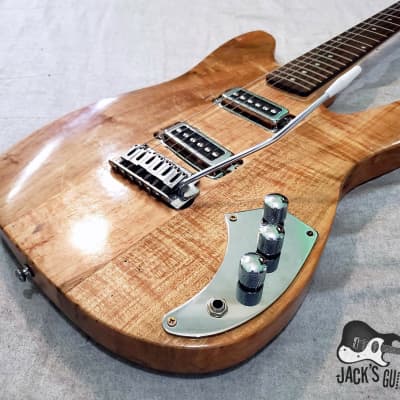 Home Brewed "Strat-o-Beast" Electric Guitar w/ Ric Pups (Natural Gloss Exotic Wood) image 10