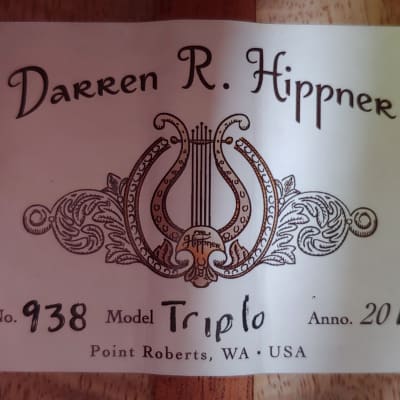 2018 Darren Hippner Mango and Spruce 000 Custom Build Acoustic Guitar image 7