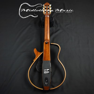 Yamaha SLG200NW Silent Guitar - Wide Nylon-String - Natural Finish w/Gig Bag image 5