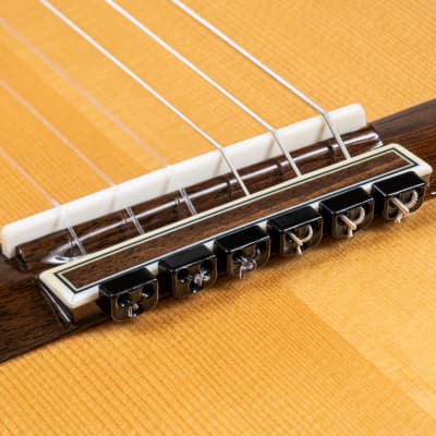 Dark Brown Wood Effect Guitar Beads for Classical guitar and