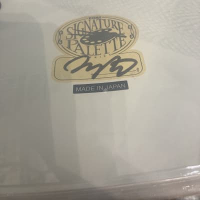 Tama - 14x5.5" Mike Portnoy Signature, Melody Master, Limited Edition Snare Drum 2006 - White image 15