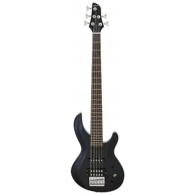 Aria IGB-STD/5-MBK IGB Series Carved Top Basswood Body Maple Neck 5-String Electric Bass Guitar for sale