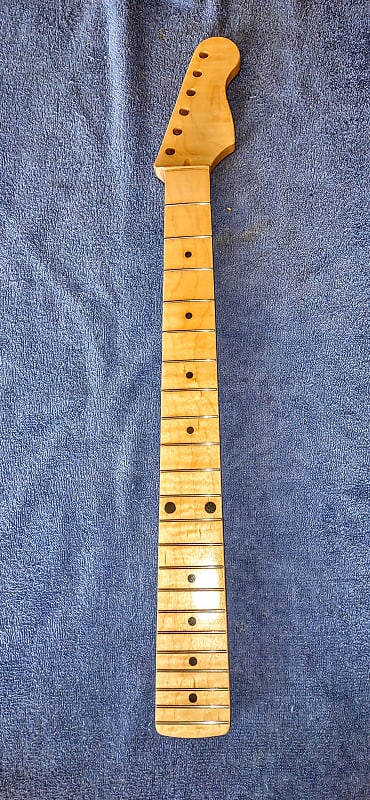 Stratocaster maple neck Custom 2023 - Natural nitro lacquer
