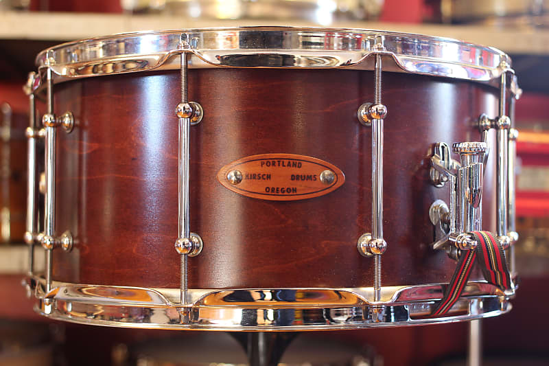 2018 Kirsch Drums 7"X15" Maple Shell Snare Drum Reverb