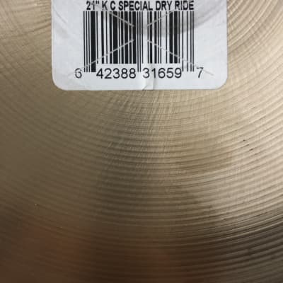 Zildjian 21” K Custom Special Dry Ride Cymbal image 5