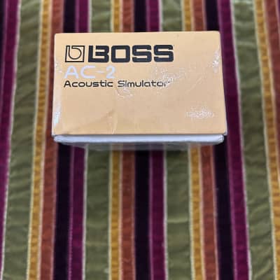 Boss AC-2 Acoustic Simulator (Silver Label) 1997 - 2006 - Yellow W/ Box image 12