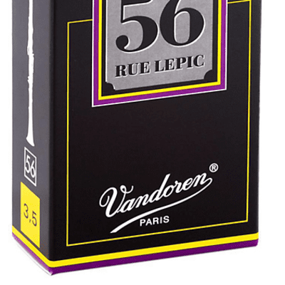 Vandoren 56 Rue Lepic Bb Clarinet Reeds Strength 3.5 (Box of 10) image 1