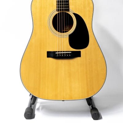 Vintage Morris W-15 Acoustic Guitar with Hardshell Case - Natural image 1