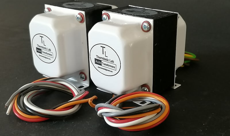 EL84 Output transformer,Push-Pull, ultralinear 8K:4/8R-10W (Pair)-Thermionic Lab  			
