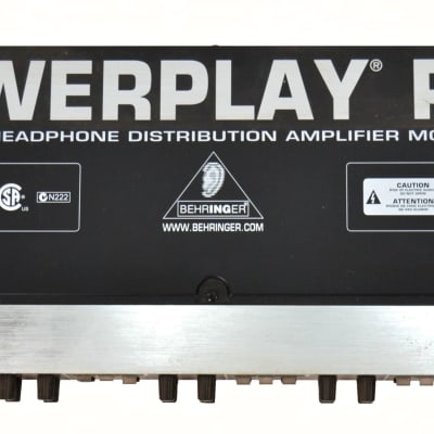 Behringer HA4600 Power Play Pro – 4 Channel Headphone Distribution Amplifier – Used image 2