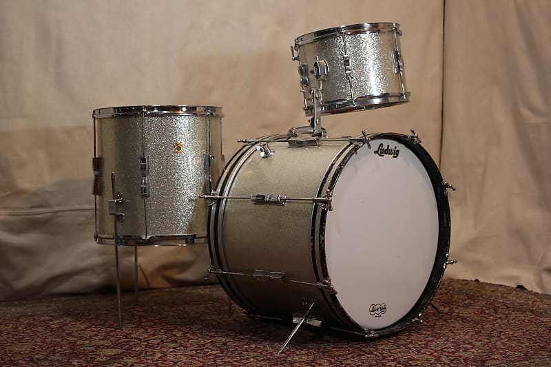 Ludwig No. 996-1 Club Date Outfit 12" / 14" / 20" Drum Set 1960s image 3