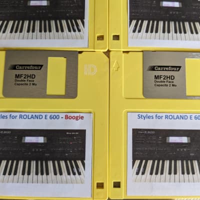 Roland E600 Keyboard Floppy Disk Styles Collection image 7