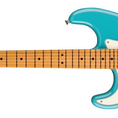 Fender Player II Stratocaster Left-Handed Maple Fingerboard Electric Guitar Aquatone Blue image 2