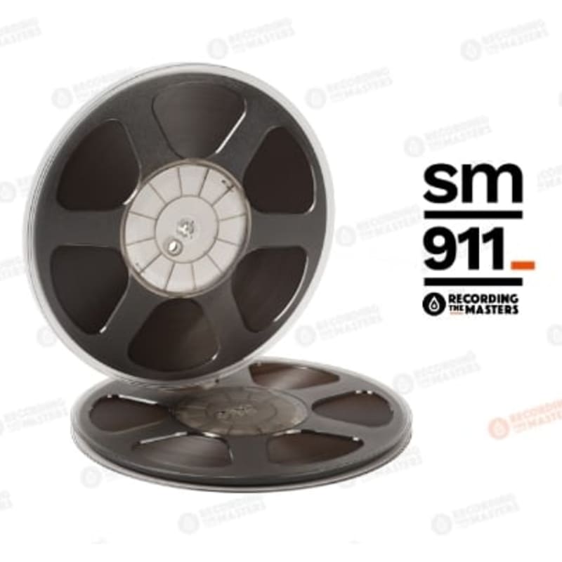 Recording The Masters R34420 SM911 2 x 2500' Magnetic Tape with Metal Reel Metal