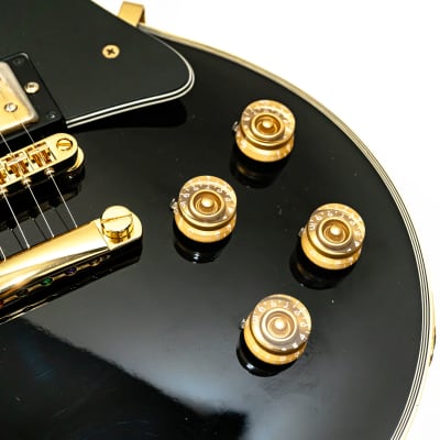 1989 Orville by Gibson Les Paul Custom Electric Guitar with Case - Black image 10