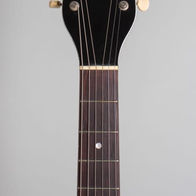 National  Model 1122 Cosmopolitan Solid Body Electric Guitar (1953), ser. #X-24048, original brown hard shell case. image 5