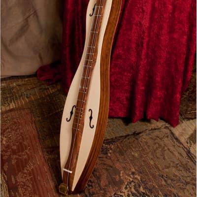 Roosebeck DMCRT4 Mountain Dulcimer 4String Cutaway Upper Bout F-Holes Scrolled Pegbox w/Pick & Toner image 3