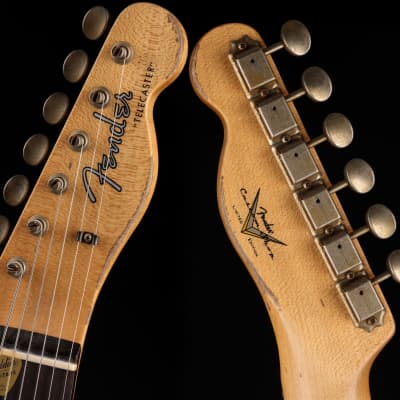 Fender Custom Shop LTD 60 Telecaster Custom Heavy Relic - Aged Lake Placid Blue over Chocolate 3-Color Sunburst image 7
