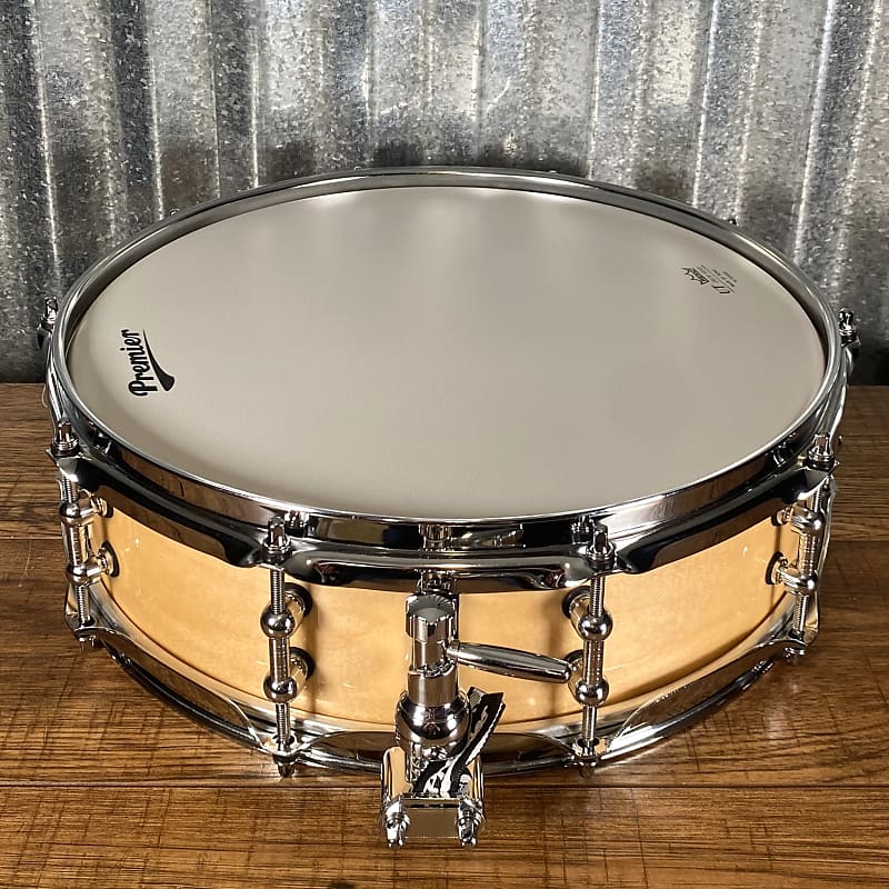 Premier 2631NL 14" x 4" Beatmaker Snare Drum Maple Natural Reverb
