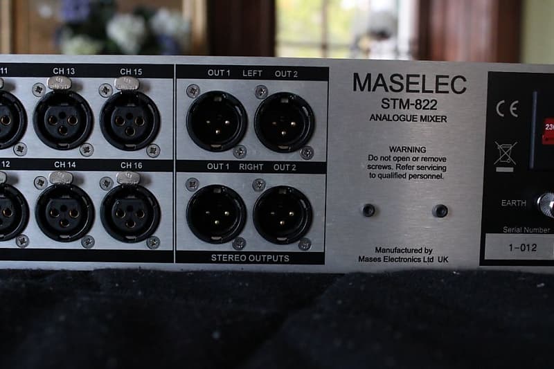 Maselec STM-822 Analogue Mixer 2018 - Black | Reverb