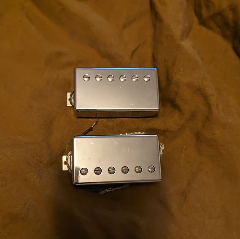 【Gibson】ピックアップ 490r 498tセット Gibson 490R / 498T Set (Double Black, Chrome Covers, 4