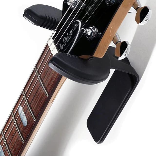 D&A GRIP 'black' best of class guitar hanger w/ TPE Grip Reverb