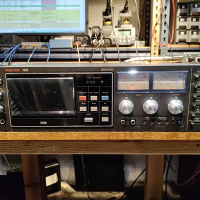 TASCAM 122 rack mount cassette player and recorder image 1