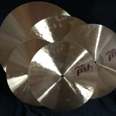 Paiste PST 7 Heavy/Rock Set 14" / 18" / 20" w/ Free 16" Heavy Crash Cymbal Pack image 1