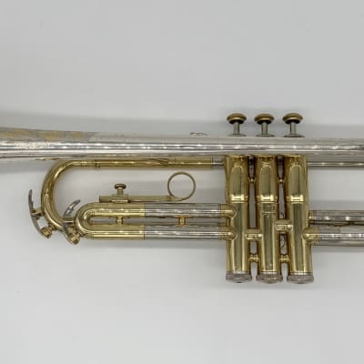 1952 Lacquer Reynolds Model 51 Professional "Sterling Deluxe" Bb Trumpet image 7