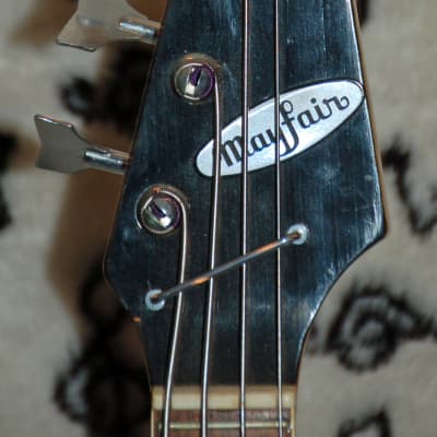 Kawai/Mayfair Electric Jazz Bass Copy with Case image 6