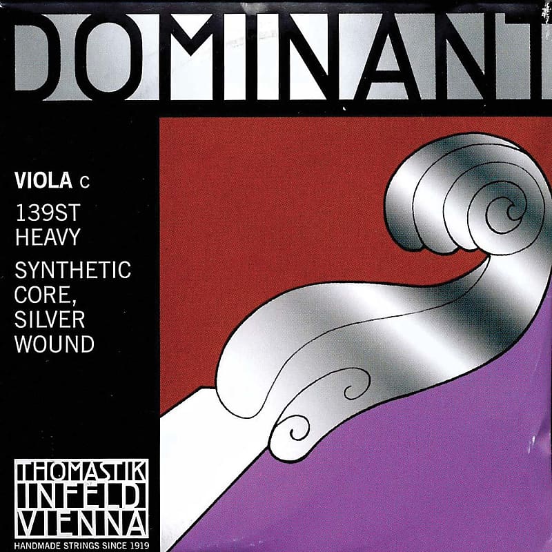 Thomastik Dominant 15"-16" Viola C String - Stark(Thick) Gauge - Silver Wound Perlon Core - Thomasti image 1
