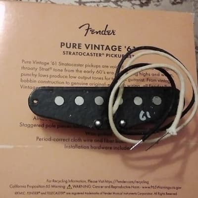 American Vintage 65 Fender JIMI HENDRIX Strat PICKUP Stratocaster
