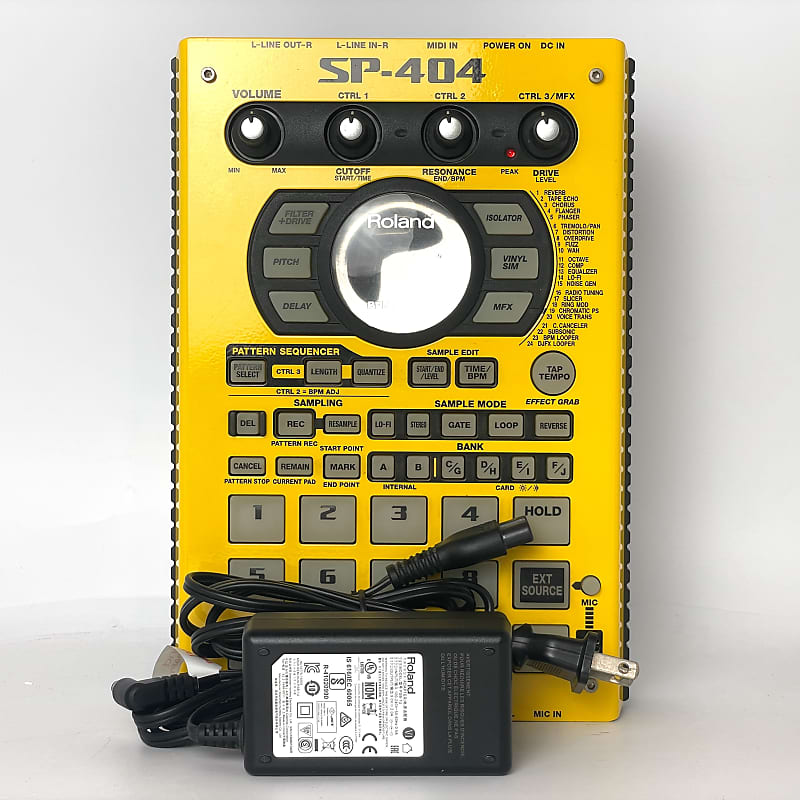 Roland SP-404 Rare Limited Yellow Linear Wave Sampler | Reverb