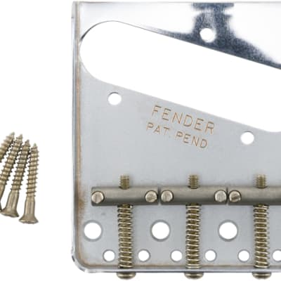 Genuine Fender Road Worn Telecaster Bridge Assembly 099-7210-000 image 1