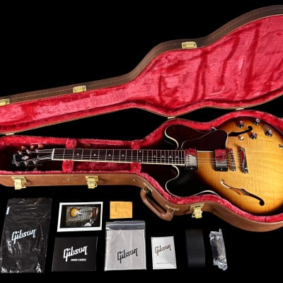 2023 Gibson ES-335 Dot Semi-Hollow Gloss - Vintage Burst image 12