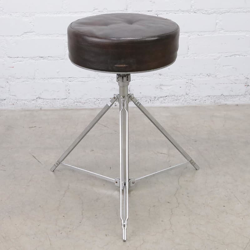 Vintage Rogers Memoriloc "Leather" Vinyl Drum Throne 50532 Reverb